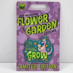 Let Your Garden Grow Disney Figment Passholder Pin